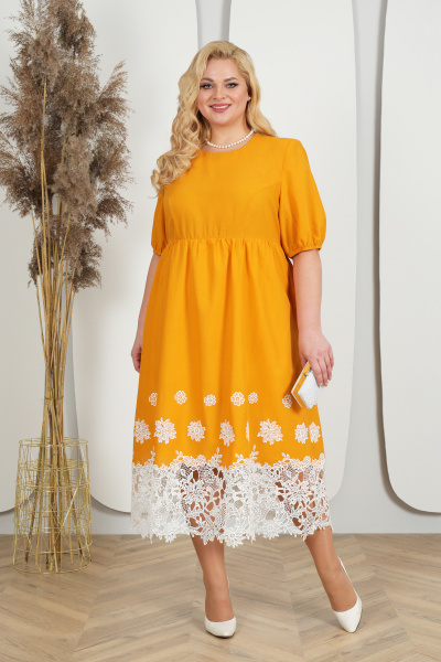 Платье Ninele 7422 желтый - фото 1