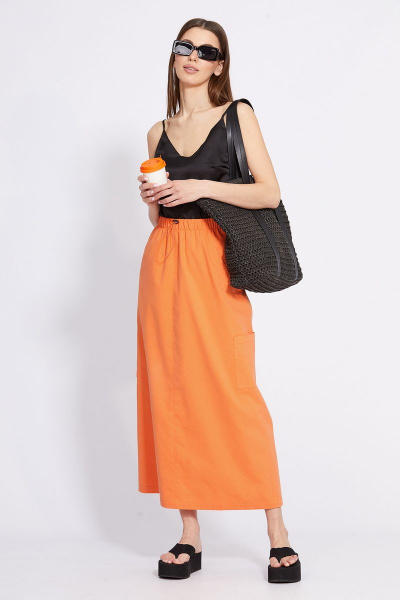 Юбка EOLA 2388 оранжевый - фото 3