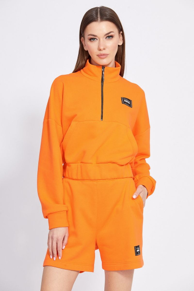 Джемпер, шорты EOLA 2392 оранжевый - фото 6