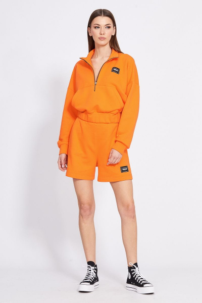 Джемпер, шорты EOLA 2392 оранжевый - фото 4
