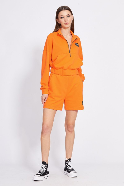 Джемпер, шорты EOLA 2392 оранжевый - фото 3
