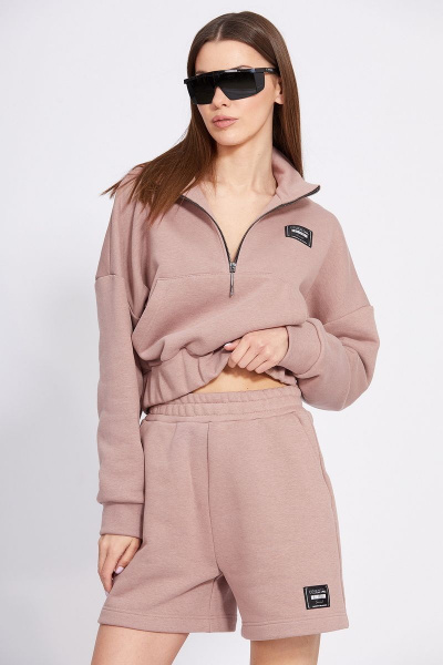 Джемпер, шорты EOLA 2392 бежевый - фото 9