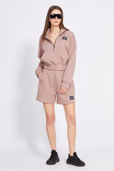 Джемпер, шорты EOLA 2392 бежевый - фото 8