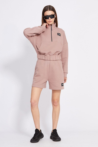 Джемпер, шорты EOLA 2392 бежевый - фото 5