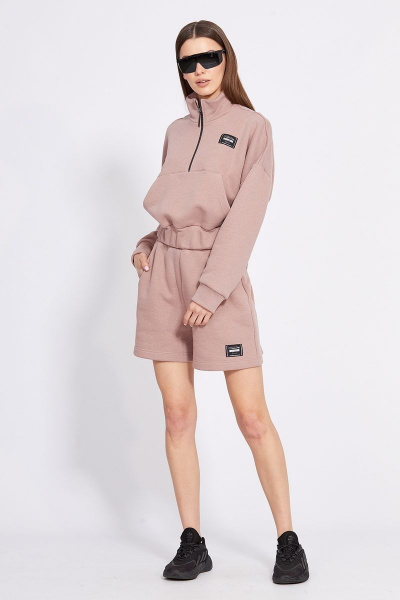 Джемпер, шорты EOLA 2392 бежевый - фото 4