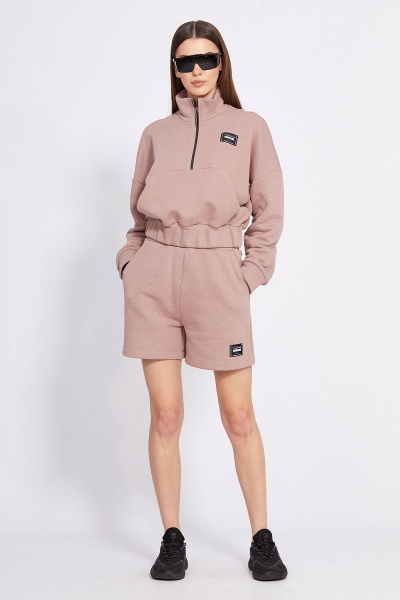 Джемпер, шорты EOLA 2392 бежевый - фото 3