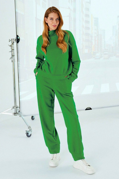 Брюки, свитшот Lokka 1138 зеленый - фото 1