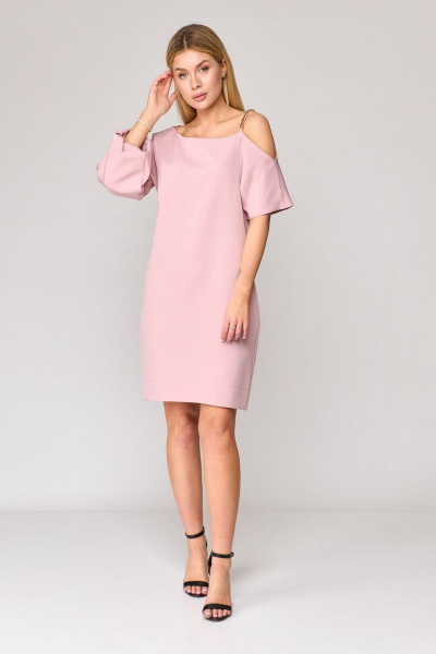 Платье Talia fashion 394 пудра - фото 1