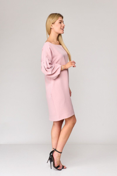 Платье Talia fashion 394 пудра - фото 5
