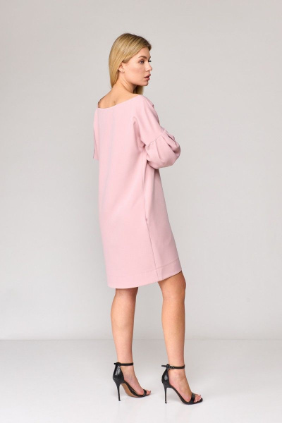 Платье Talia fashion 394 пудра - фото 4