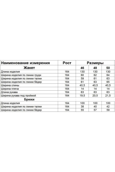 Брюки, жакет Диомант 1864 - фото 3
