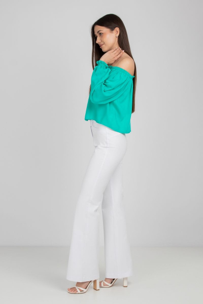 Брюки Mirolia 1135 белый - фото 3