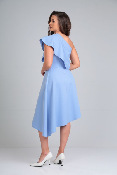 Элегантное вечернее платье с асимметричным лифом на одно плечо AXXA 55197 - фото 2