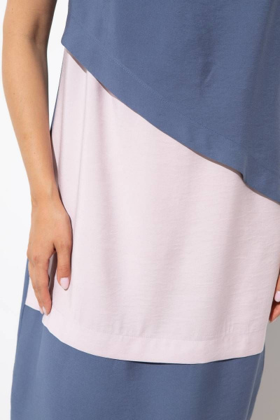 Платье без рукава с асимметричным низом и вытачками Femme & Devur 80165 1.62F(170) - фото 5