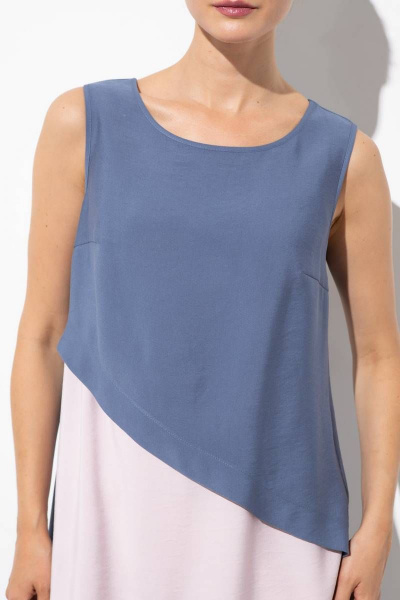 Платье без рукава с асимметричным низом и вытачками Femme & Devur 80165 1.62F(170) - фото 4