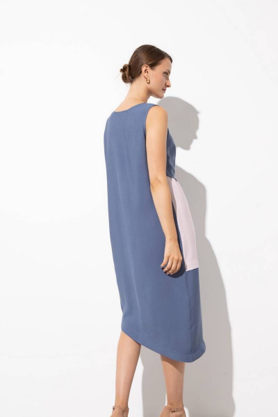 Платье без рукава с асимметричным низом и вытачками Femme & Devur 80165 1.62F(170) - фото 3