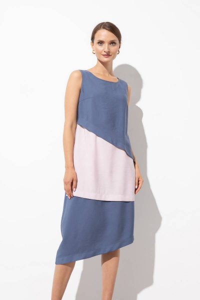 Платье без рукава с асимметричным низом и вытачками Femme & Devur 80165 1.62F(170) - фото 1