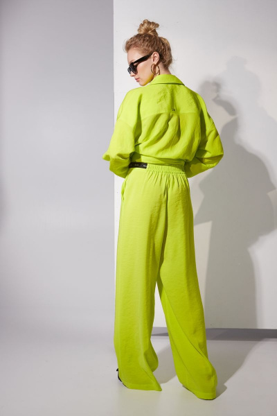 Брюки прямого кроя из вискозы с высокой посадкой DAVYDOV 9203 - фото 2