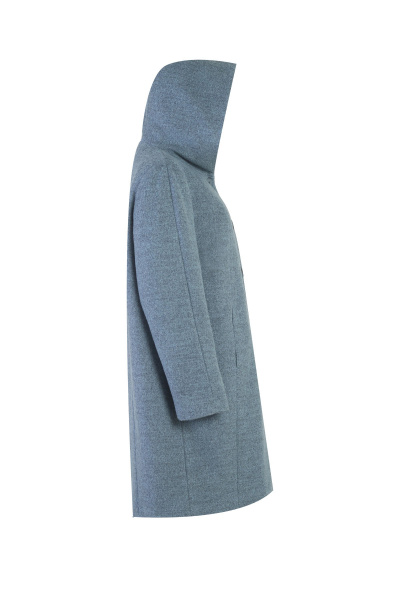 Пальто Elema 6-12282-1-164 голубой_меланж - фото 2