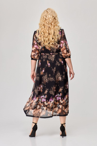Платье Svetlana-Style 1778 черный+цветы - фото 2