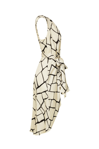 Демисезонная вискозная блуза на каждый день Elema 2К-10864-2-170 принт_молочный - фото 2