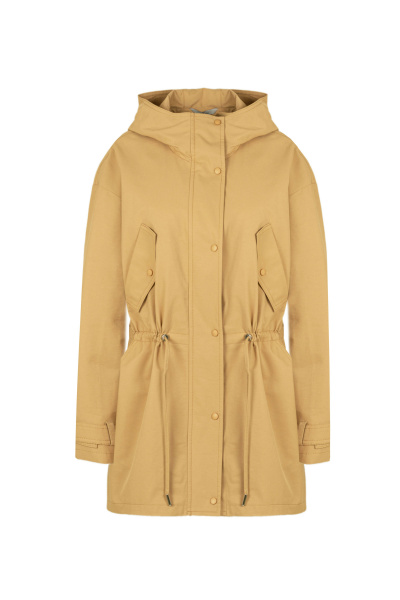 Куртка из текстиля с хлопком на каждый день Elema 3-12469-1-164 верблюд - фото 1