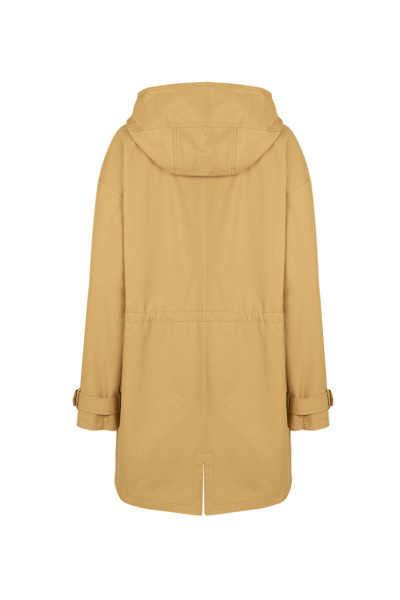 Куртка из текстиля с хлопком на каждый день Elema 3-12469-1-164 верблюд - фото 3