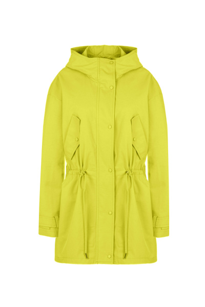 Куртка из текстиля с хлопком на каждый день Elema 3-12469-1-170 лимонный - фото 1