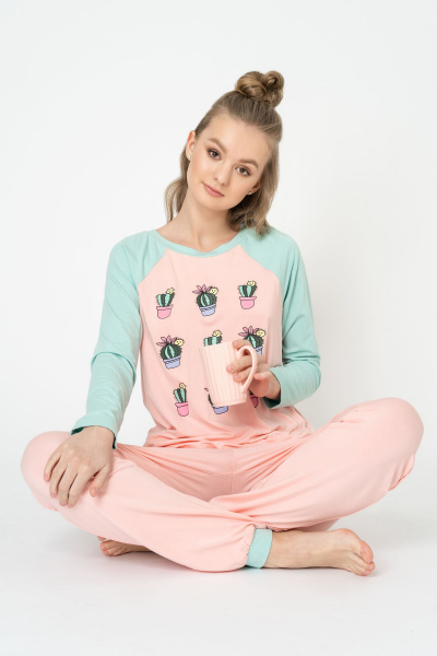 Брюки Elema 3К-11093-1-164 розовый - фото 1