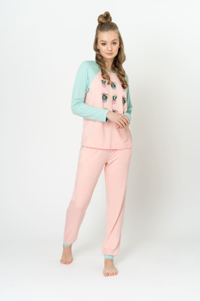 Брюки Elema 3К-11093-1-170 розовый - фото 2