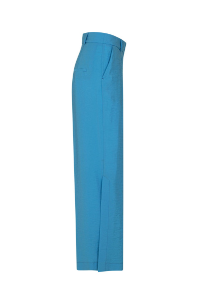 Брюки из текстиля, голубые, с шлицами, демисезон Elema 3К-12527-1-170 голубой - фото 2