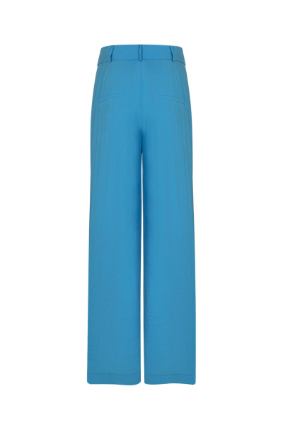 Брюки из текстиля, голубые, с шлицами, демисезон Elema 3К-12527-1-170 голубой - фото 3