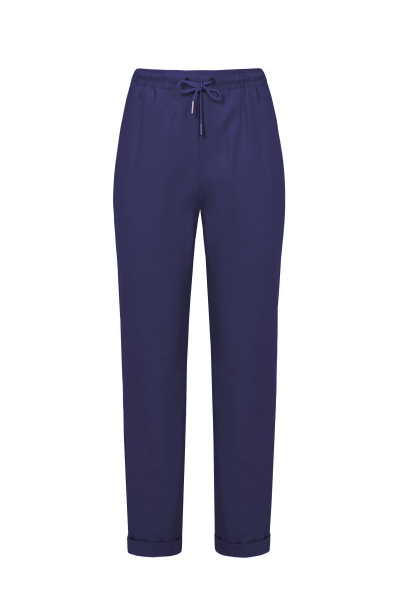 Брюки на каждый день из текстиля и хлопка Elema 3К-8538-5-164 синий - фото 1