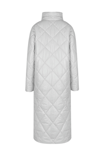 Пальто Elema 5-13057-1-164 светло-серый - фото 3