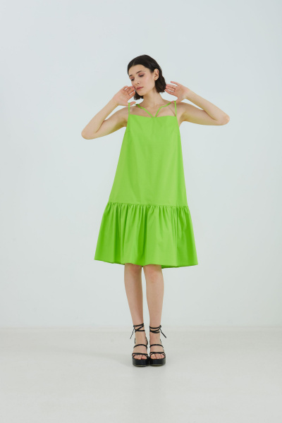 Платье Elema 5К-12571-1-164 лимон - фото 4