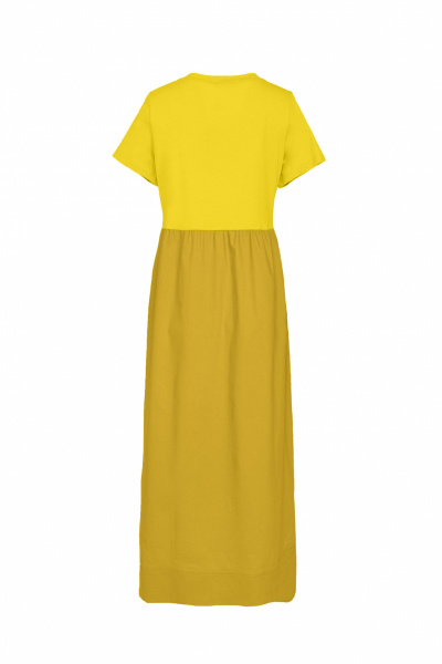 Платье Elema 5К-12631-1-170 горчица - фото 2