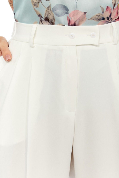 Блуза женская летняя в стиле бохо с заниженной проймой Abbi 2001 белый - фото 7