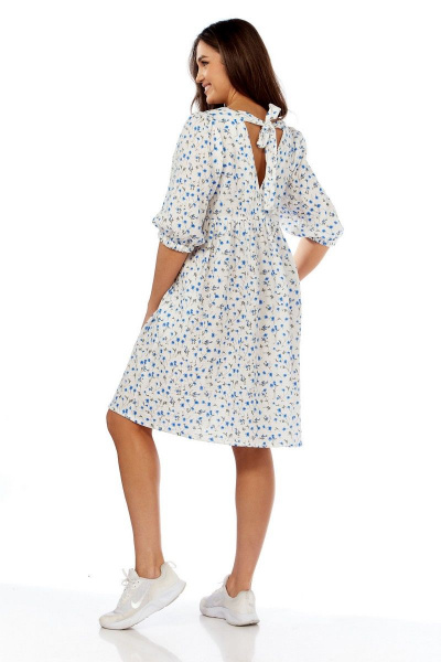 Платье Abbi 1003 васильки - фото 4