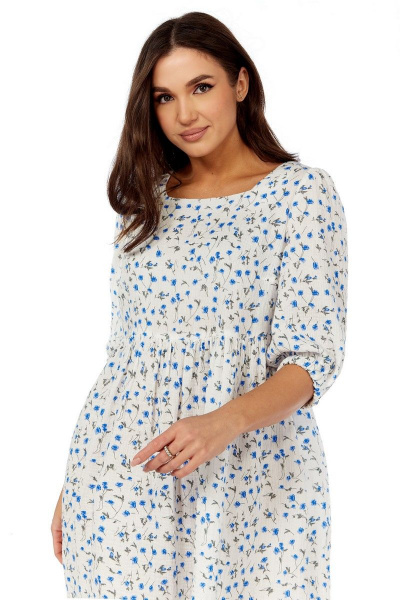 Платье Abbi 1003 васильки - фото 3