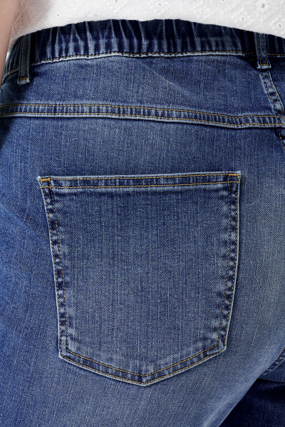 Женские джинсовые брюки из хлопка для летних casual образов Панда 142860w синий - фото 4