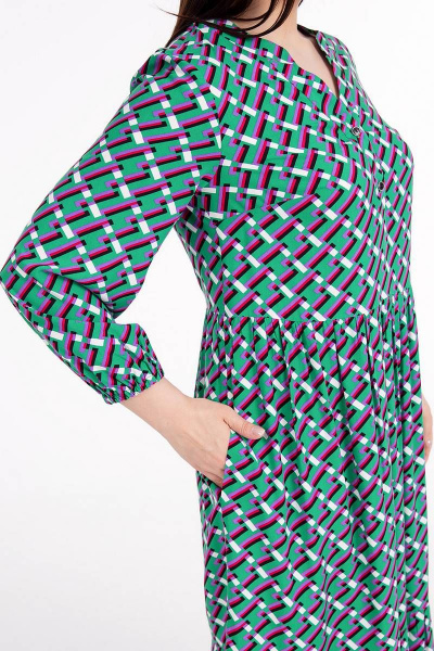 Платье Daloria 1652 зеленый - фото 8