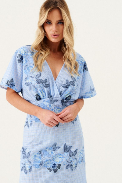 Платье Prestige 4834 голубой - фото 2