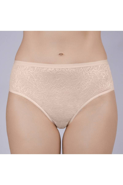 Трусы бежевые из трикотажного полотна Verally 1172-1 жасмин - фото 1