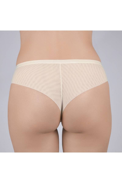 Трусы бежевые из трикотажного полотна Verally 1187-1 приглушенно-белый - фото 2