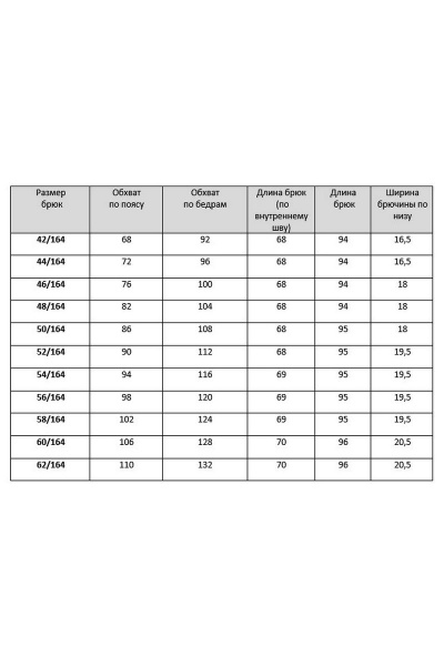Брюки прямые из хлопка для деловых образов и повседневности БелЭльСтиль 586-1 03 22 синий+горчица - фото 3