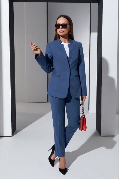 Блуза, брюки, жакет Lissana 4669 темно-лазурный - фото 4