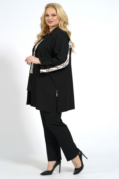 Блуза, брюки, жакет оверсайз из текстиля для лета Медея и К 2190 - фото 5