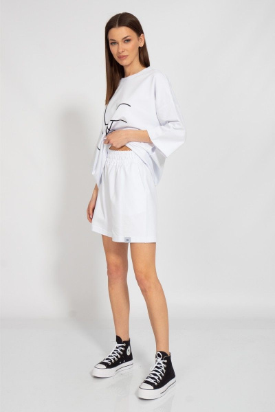 Спортивный костюм оверсайз с шортами и свитшотом Kivviwear 30903091.02 - фото 9