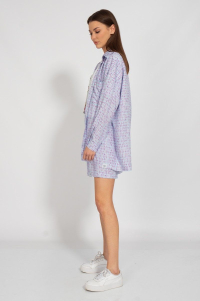 Летний костюм из штапеля с шортами и рубашкой Kivviwear 31264089.04 - фото 7