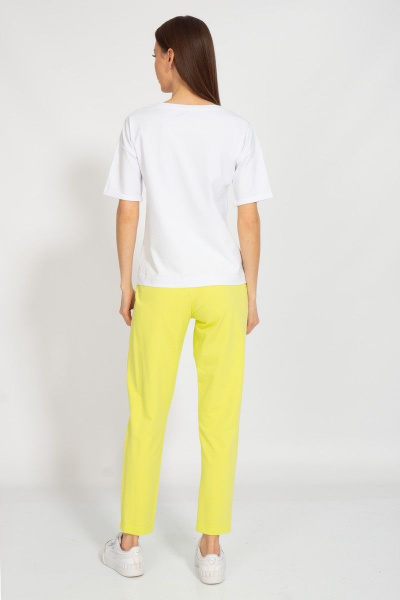 Футболка летняя свободный крой из хлопкового трикотажа Kivviwear 4026.116 - фото 9